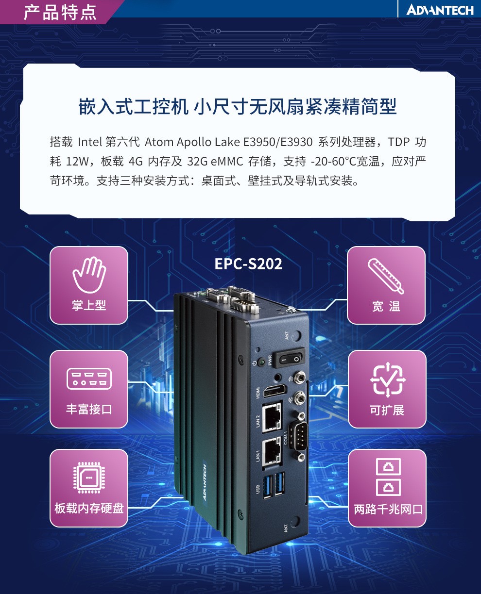 研华工控机EPC-S202