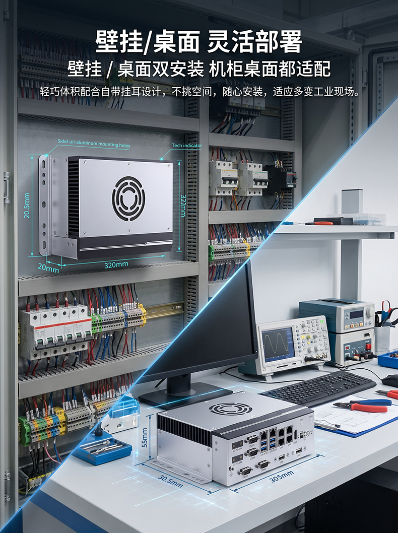 全铝全密闭BOX工控机