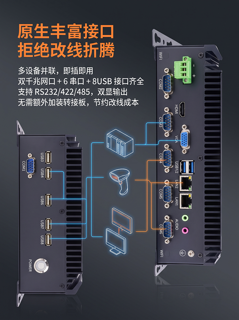 铝型材BOX工控机