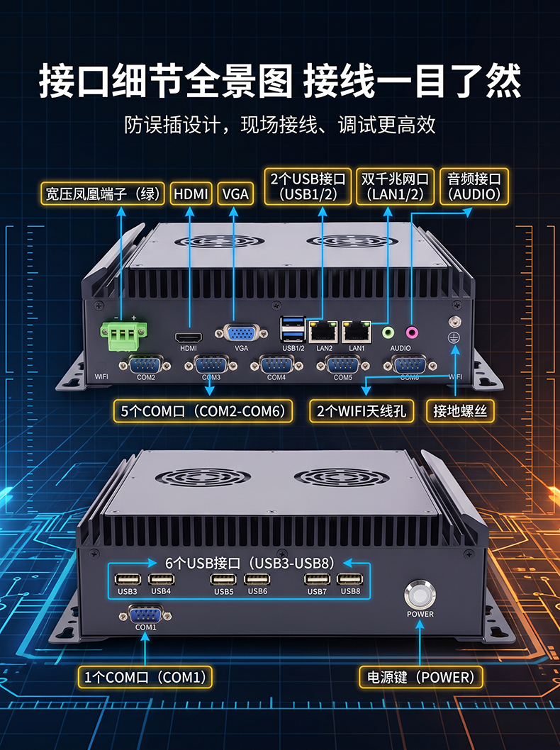 铝型材BOX工控机