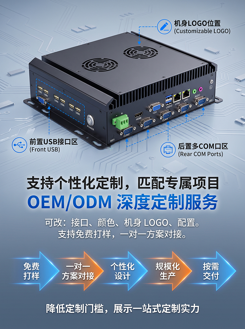 铝型材BOX工控机