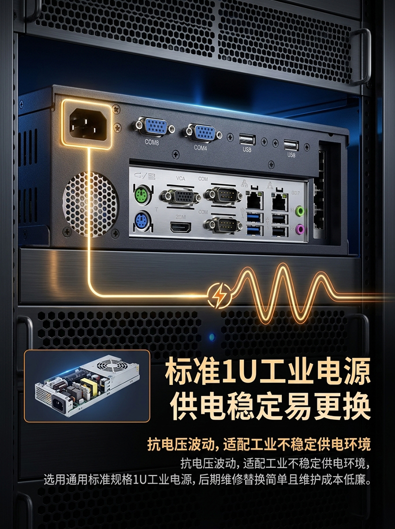 嵌入式壁挂工控机，1个PCIE半高扩展