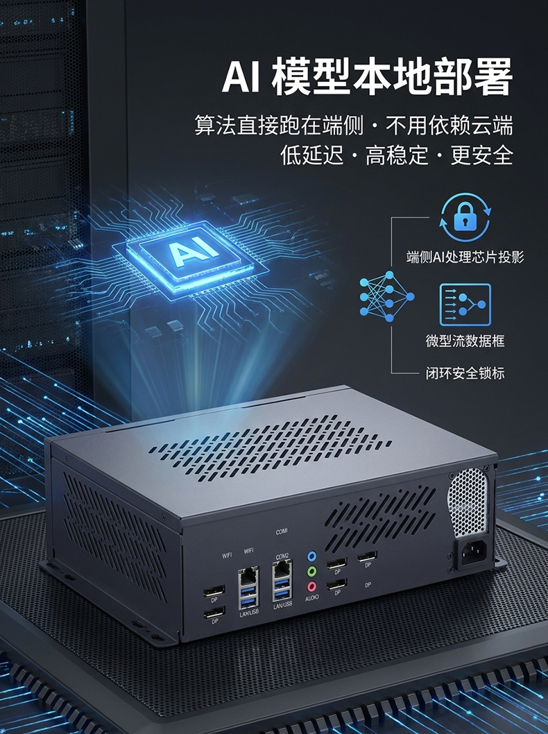 嵌入式AI边缘计算盒子MIS-H610MXM