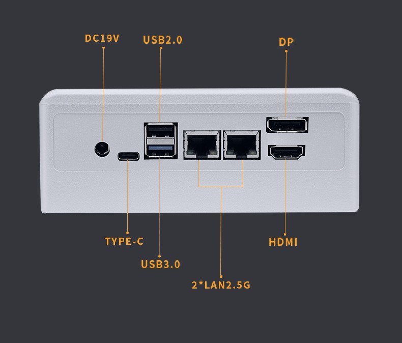 MIS-C11G 11代低功耗带无线充电的迷你电脑